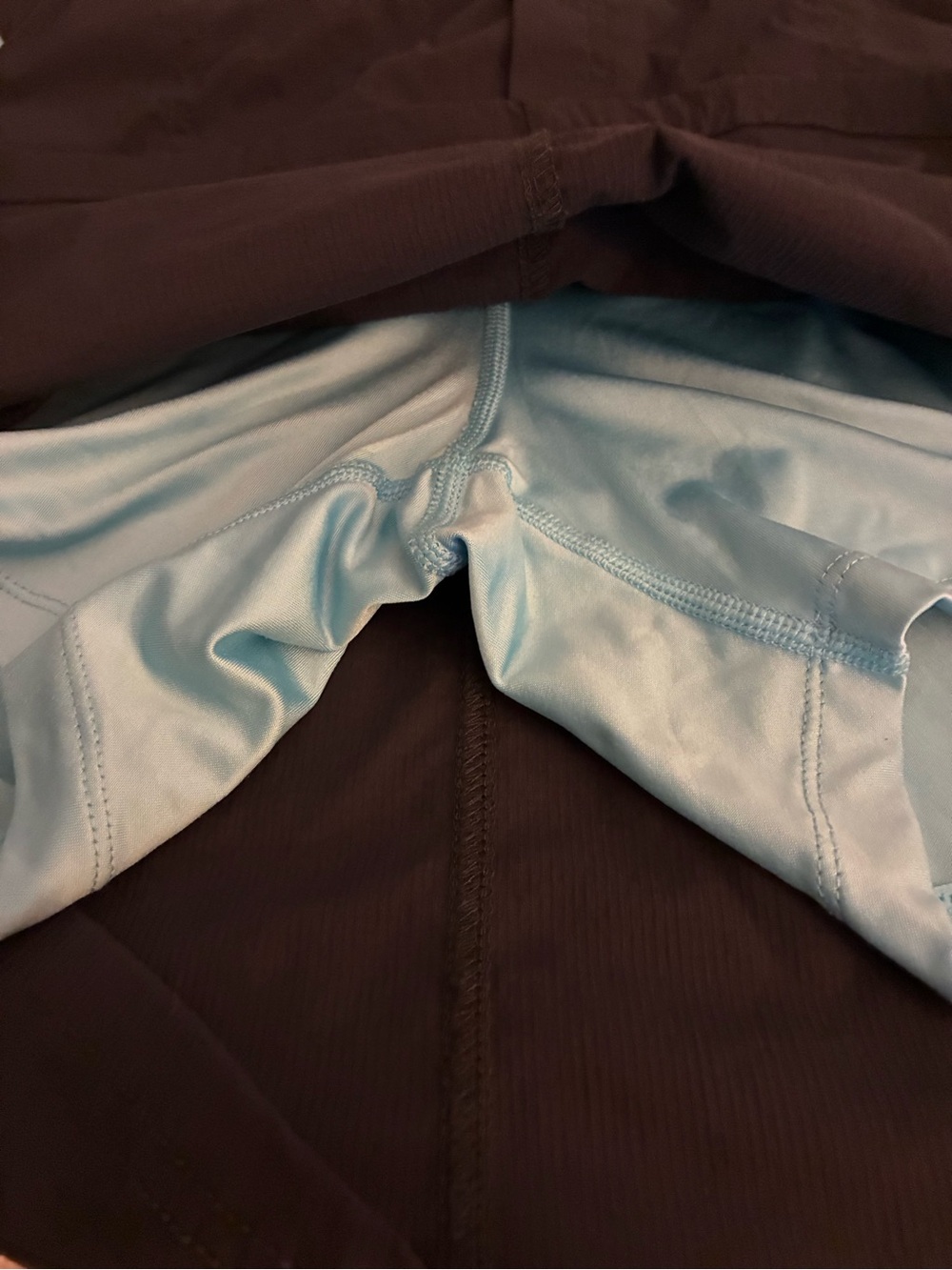 Like New Te Verde Black Skort with Light Blue Zip Accents & pockets, shorts - Picture 4 of 5